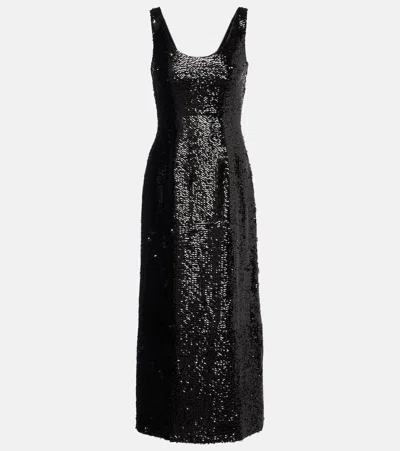 EMILIA WICKSTEAD TIPPINI SEQUINED MIDI DRESS