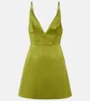 EMILIA WICKSTEAD VERO SATIN MINIDRESS