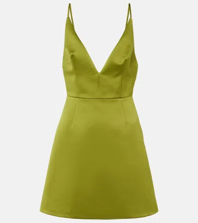 EMILIA WICKSTEAD VERO SATIN MINIDRESS
