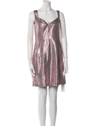 Pre-owned Emilia Wickstead V-neck Mini Dress