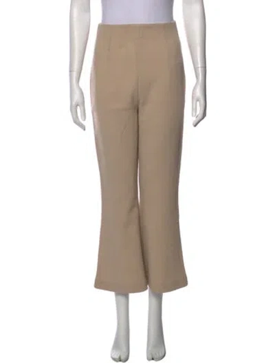 Pre-owned Emilia Wickstead Wide Leg Pants In Neutral