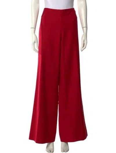 Pre-owned Emilia Wickstead Wide Leg Pants In Pink