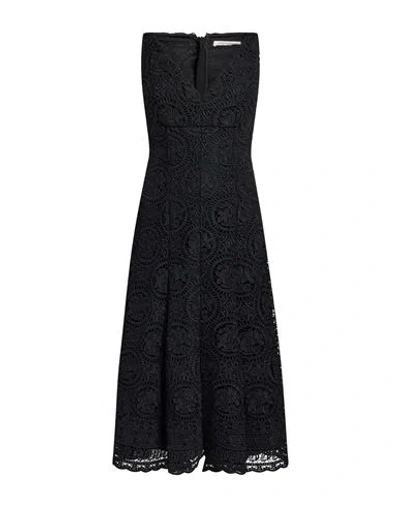 Emilia Wickstead Woman Midi Dress Black Size 4 Polyester