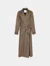 Emilia Wickstead Wool Houndstooth Robe Size: L  Abask Luxury Gift