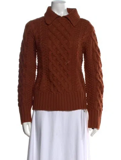 Pre-owned Emilia Wickstead Wool Sweater W/ Tags In Brown