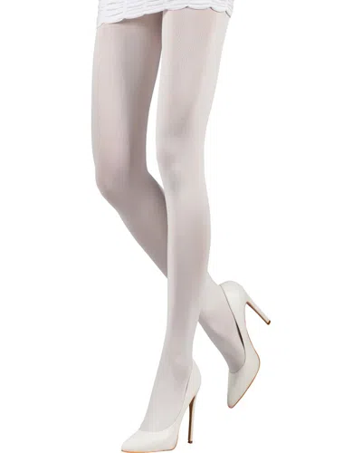 Emilio Cavallini Basic Barely Opaque Tights In White