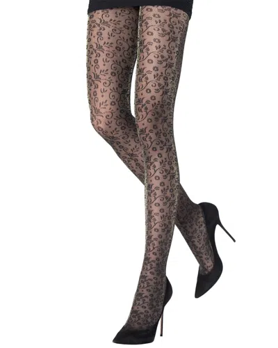 Emilio Cavallini Golden Orchid Tight In Black