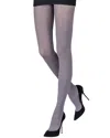 Emilio Cavallini Heathered Basic Tights In Gray