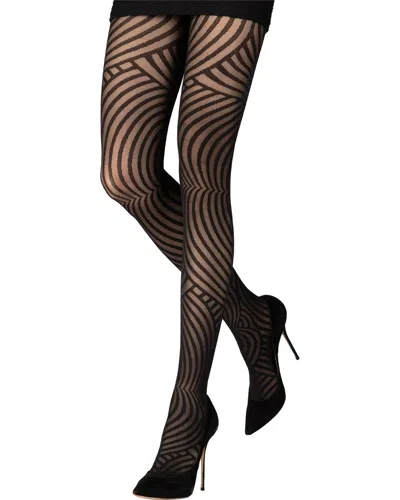 Emilio Cavallini Mesmerizing Tights In Black