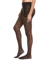 Emilio Cavallini Metallic Squiggles Tight In Brown