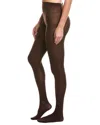 Emilio Cavallini Sheer Dot Opaque Tight In Black