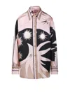 Pucci Stella Print Silk Oversized Shirt