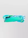 Pucci Abstract Print Bandeau Bikini Top In Blue