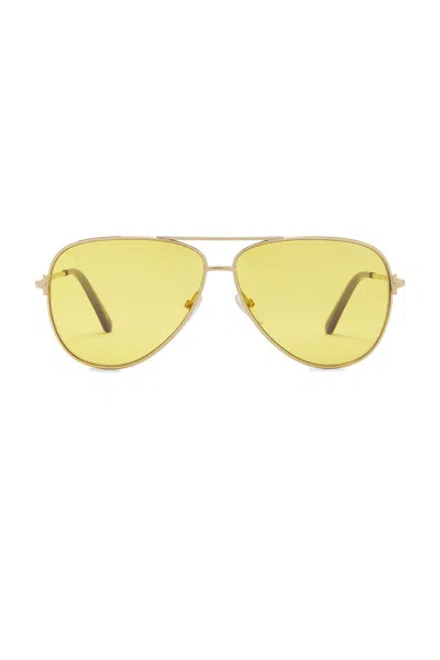 Emilio Pucci Aviator Sunglasses In Yellow