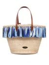 EMILIO PUCCI BEACH BAG IN STRAW