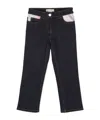 Emilio Pucci Belt-loop Jeans In Black