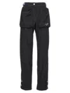 Pucci Logo-embroidered Cargo Pants In Black