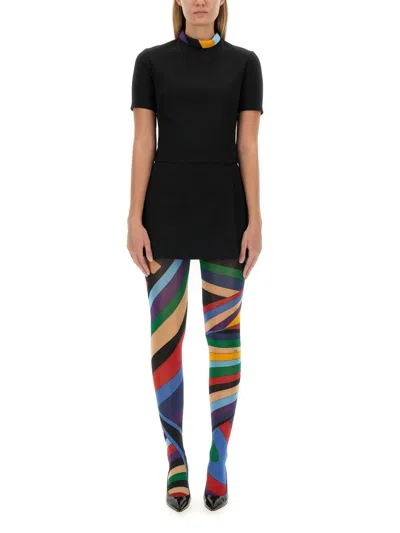 Emilio Pucci Cady Dress In Black