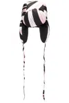 Pucci Chapka Hat In Nero & Rosa