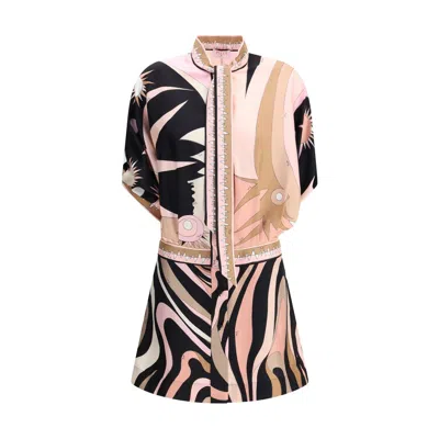 Emilio Pucci Chemisier Silk Dress