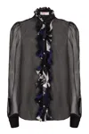 Pucci Women's Silk Shirt In Black