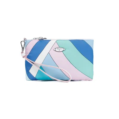 Emilio Pucci Colorful Ss24 Fashion Pouch Handbag In Multi