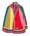 Pucci Colourblock Cape In Multicolor