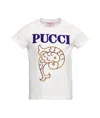 Pucci D Short-sleeved T-shirt In White