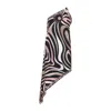 Pucci Marmo Print Asymmetrical Silk Twill Dress In Animal Print