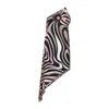 Pucci Marmo Print Asymmetrical Silk Twill Dress In Animal Print