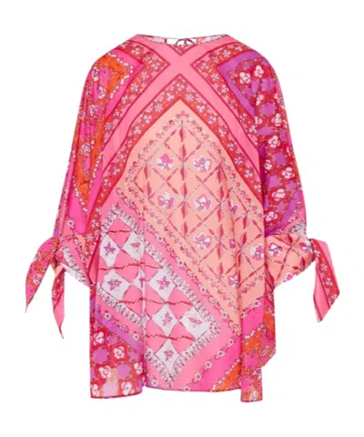 Emilio Pucci Festa Print Cotton Kaftan