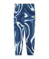 Pucci Fleece Joggers In Indigo