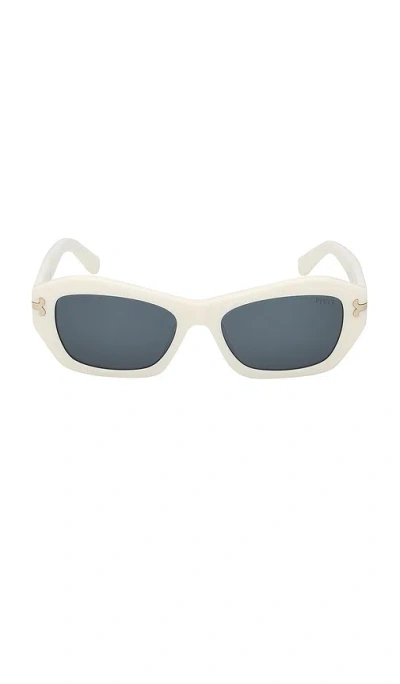 Pucci Geometric Sunglasses In White