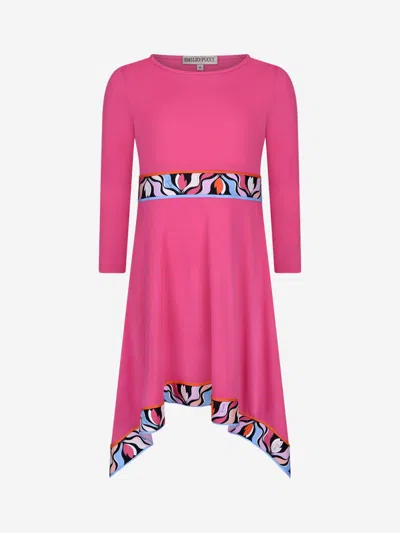 Emilio Pucci Babies' Girls Dress - Silk Blend Dress 2 Yrs Pink