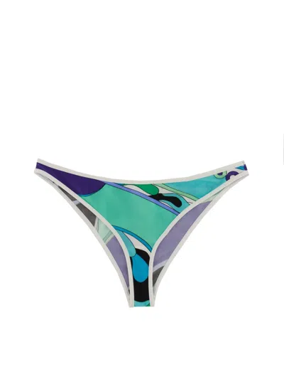 Pucci Emilio  Green Polyamide Swimwear