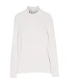 Pucci High-neck Long-sleeved Sweater In White