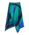 Pucci Iride-print Asymmetric Skirt