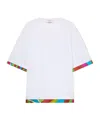 Pucci Iride-print Cotton T-shirt In White