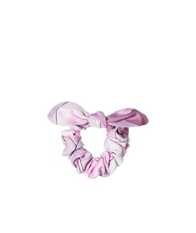 Emilio Pucci Iride-print Hair Tie In Purple