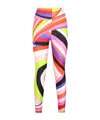 Pucci Iride-print High-waisted Leggings