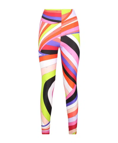 Pucci Iride-print High-waisted Leggings