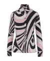 Pucci Iride-print Shirt In Multicolor