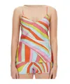 Emilio Pucci Iride-print Silk Camisole Top