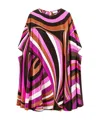 Pucci Iride-print Silk Kaftan In Multicolor