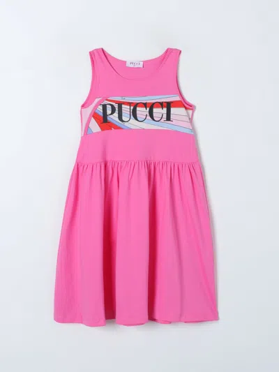 Emilio Pucci Junior Dress  Kids In Pink