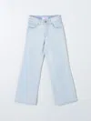 EMILIO PUCCI JUNIOR PANTS EMILIO PUCCI JUNIOR KIDS COLOR GNAWED BLUE,F41929011