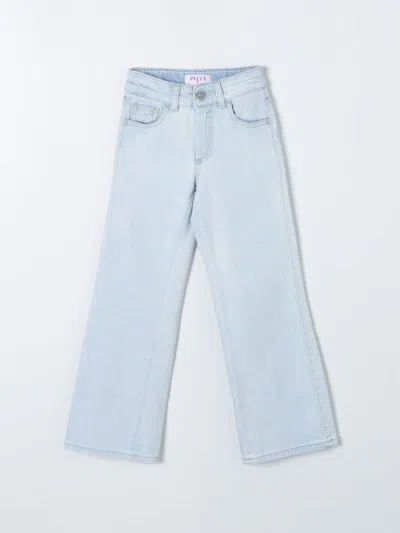 Emilio Pucci Junior Pants  Kids Color Gnawed Blue