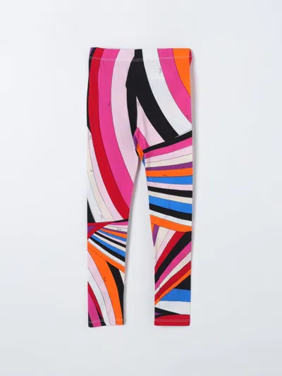 Emilio Pucci Junior Trousers  Kids In Multicolor