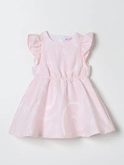 Emilio Pucci Junior Romper  Kids Color Pink In 粉色