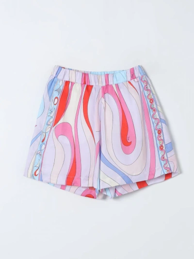 Emilio Pucci Junior Short  Kids Color Pink